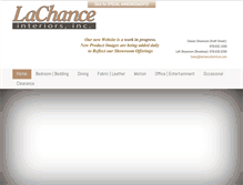 Tablet Screenshot of lachancefurniture.com